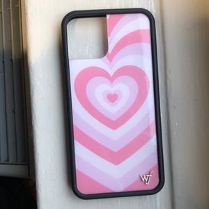 Wildflower iPhone 12 pink bear phone case